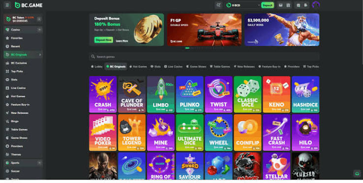 Experience Thrills at BC.Game Online Casino and Sportsbook